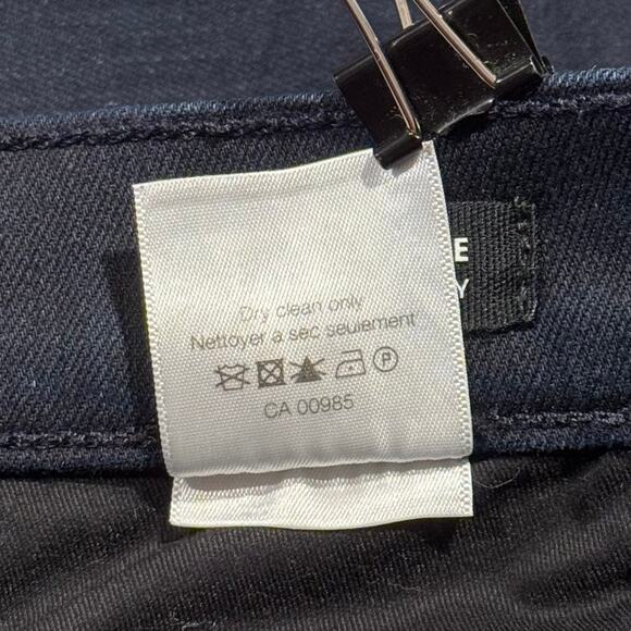 Veronica Beard Womens Jeans Brooke Skinny Crop Preppy Edgy Minimalist Blue 24 - Picture 5 of 6